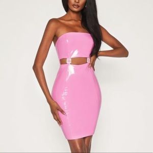Pink Latex Dress